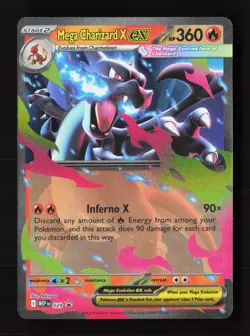 Mega Charizard X ex - 029 029 Holo Promo ME: Mega Evolution Promo Pokemon NM - Image 1