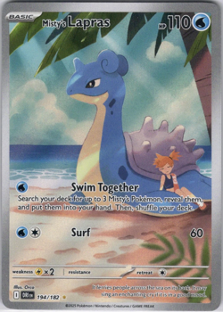 Misty's Lapras SV10: Destined Rivals - Pokemon NM 194/182 - Image 1