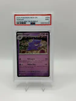 Pokemon TCG Gengar 094/165 Cosmos Holo Tin Promo PSA 9 - Image 1