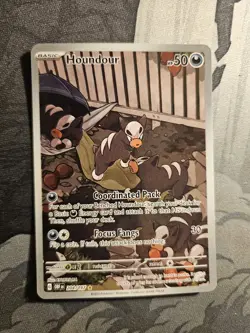 2023 Pokemon Obsidian Flames Illustration Rare Holo - 204/197 Houndour - Image 1