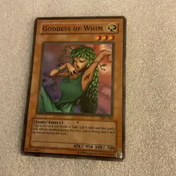 USA Seller Yugioh Goddess of Whim McDonald's Promo Cards MP1-003 Super Rare LP - Image 1