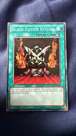 Yu-Gi-Oh! Black Luster Ritual YGLD-ENA36 Mint 1st Edition - Image 1