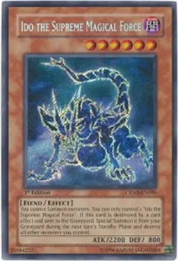 Yugioh! LP Ido the Supreme Magical Force - CRMS-EN096 - Secret Rare - Unlimited - Image 1