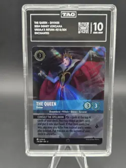 2024 DISNEY LORCANA EN 4-URSULA'S RETURN ENCHANTED THE QUEEN - DIVINER TAG 10 - Image 1
