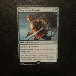 Song of the Dryads #324 (NM) Commander Masters CMM Magic MTG - Image 1