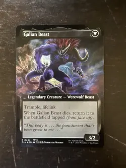 MTG Final Fantasy English Vincent Valentine Extended Art 0454 Foil - Image 2