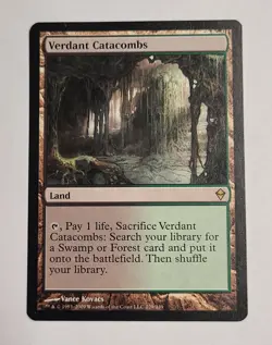 VERDANT CATACOMBS - Magic: The Gathering LP Condition Zendikar MTG - Image 1