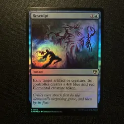MTG Resculpt Foil ** Commander Masters ** English - Image 1