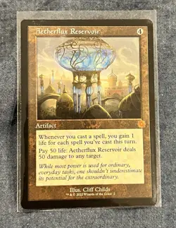 MTG Aetherflux Reservoir - The Brothers' War: Retro Frame Artifacts (BRR) NM - Image 1