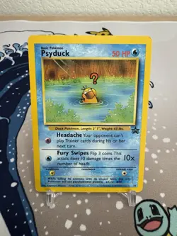 Pokemon Psyduck BLACK STAR 20 - WOTC PROMO - POKEMON LEAGUE 2000 - Image 1
