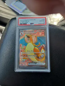 2023 Pokemon 151 Charizard EX Ultra Rare #183 PSA 10 - Image 1
