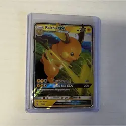 Pokemon TCG Raichu GX 20/68 Hidden Fates Ultra Rare Holo NM - Image 1