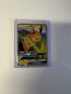 Pokemon TCG Raichu GX 20/68 Hidden Fates Ultra Rare Holo NM - Image 2