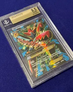 Beckett 9.5 M Scizor Ex #120 XY Breakpoint 2016 Pokemon GEM MINT - Image 2