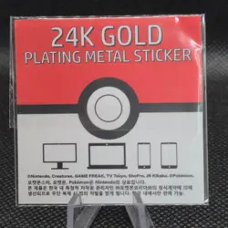 Clefable | 24k gold Sticker | Striking Popping Candy | Pokemon | Korean - Image 2