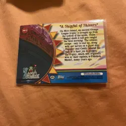 Pokemon Topps TV Animation Edition Orange Islands A Shipful of Shivers Holo Rare - Image 2