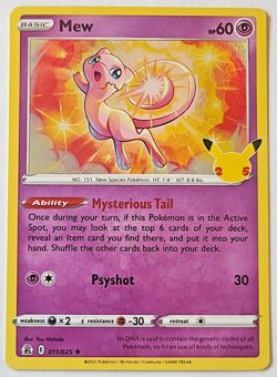 Pokemon TCG: Mew Celebrations #011/025 Near Mint (NM) - Image 1