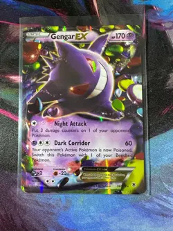 Gengar EX 34/119 Phantom Forces Pokemon TCG NM+ - Image 1