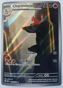 Charmeleon 169/165 Scarlet & Violet 151 Pokemon TCG Illustration - Image 1