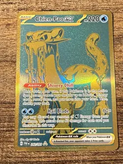 Pokemon - Chien-Pao ex - 242/091 - Paldean Fates - Holo - NM PackFresh - Image 1
