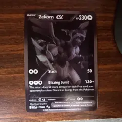Pokemon Zekrom EX 172/086 Black & White Secret Rare Holo English 2013 230HP - Image 1