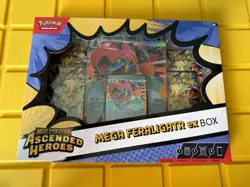 Pokemon TCG Mega Evolution Ascended Heroes Mega Feraligatr ex Box - Image 1