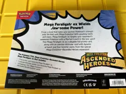 Pokemon TCG Mega Evolution Ascended Heroes Mega Feraligatr ex Box - Image 2