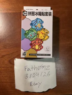 Pokemon 151 Refrigerator Magnet Blind Box Chinese Puzzle New Free Shipping Rare - Image 2