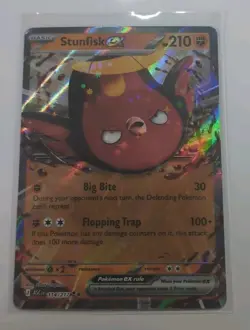 2026 Pokemon Ascended Heroes - Stunfisk Ex # 114 NM+ - Image 1