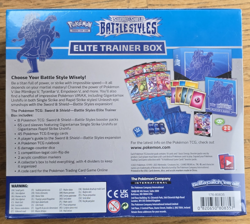 Pokemon Sword and Shield Battle Styles Elite Trainer Box ETB Urshifu Blue Sealed - Image 2