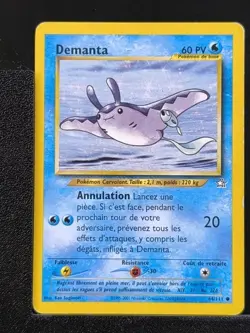 Carte Pokemon Demanta 64/111 Unlimited Ed 2 Neo Genesis Wizards 8 - Image 2