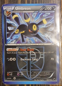 Umbreon 064/116 Deck Exclusives Rare Regular Pokemon TCG English 100 HP - Image 1