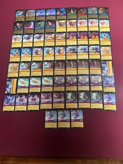 Disney Lorcana Winterspell Common Card Lot 200+ Cards Bulk Deck Builder Lilo - Image 1