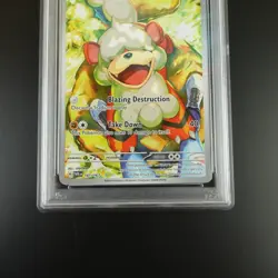 PSA 9 Hisuian Growlithe 181/167 Twilight Masquerade Holo Graded Pokemon Card - Image 3