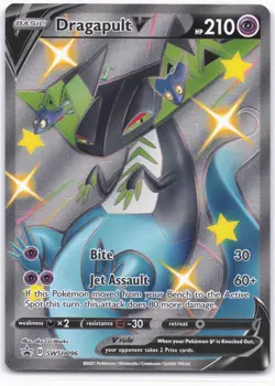 SWSH: Sword & Shield Promo Cards #SWSH096 Dragapult V - Image 1