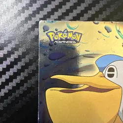 Pokemon Card - Pelipper #62 - Advanced - Topps Holo / Foil Heavily Played - Image 2