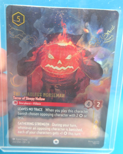 ENCHANTED 232/204 Disney Lorcana Card The Headless Horseman Terror Sleepy Hollow - Image 1