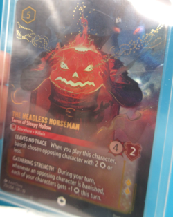 ENCHANTED 232/204 Disney Lorcana Card The Headless Horseman Terror Sleepy Hollow - Image 4