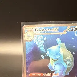Pokemon TCG Scarlet & Violet 151 Blastoise EX Card 200/165 Sir NM Condition - Image 2