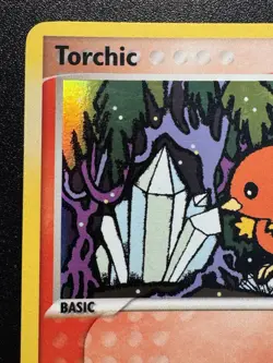 Torchic 66/100 EX Crystal Guardians Pokemon Card Reverse Holo Foil Rare MP - Image 3