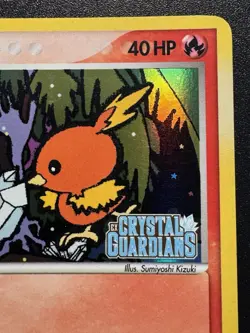 Torchic 66/100 EX Crystal Guardians Pokemon Card Reverse Holo Foil Rare MP - Image 4