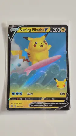 Pokemon Celebrations 25th Anniversary All 5 Holo Set Pikachu Card Lot Pack Fresh - Image 5