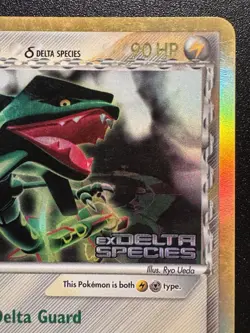 Rayquaza 13/113 EX Delta Species Pokemon Card Reverse Holo Foil Rare LP - Image 4