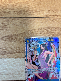 Boa Hancock OP07-051 Comic Parallel Manga Alt Art ONE PIECE Card USED Japan - Image 2
