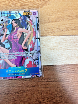 Boa Hancock OP07-051 Comic Parallel Manga Alt Art ONE PIECE Card USED Japan - Image 4