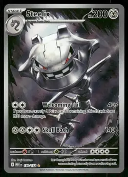 Pokemon Cards Steelix 150/132 Mega Evolution Illustration Rare NM *3 - Image 1