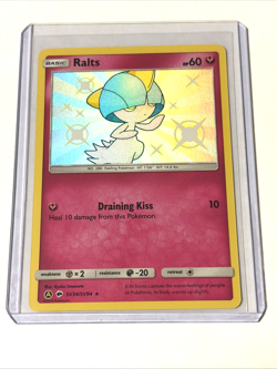 Pokemon Card Ralts Shiny Holo Rare Holofoil Hidden Fates: Shiny Vault SV34/SV94 - Image 1