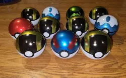 Official Pokemon TCG Ball Tin LOT (Empty Pokeball) Collectors Decoration/Cosplay - Image 1