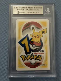 2006 Pokemon 10th Anniversary Metagross Poker Set Playing Card Rare BGS 9 - Image 2