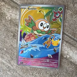 Pokemon TCG McDonald's Collection 2026 Holo Promo Rowlet+ 5 Card Lot - Image 2